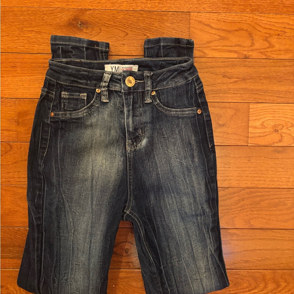 YMI Extreme Stretchy Dark Blue Jeans